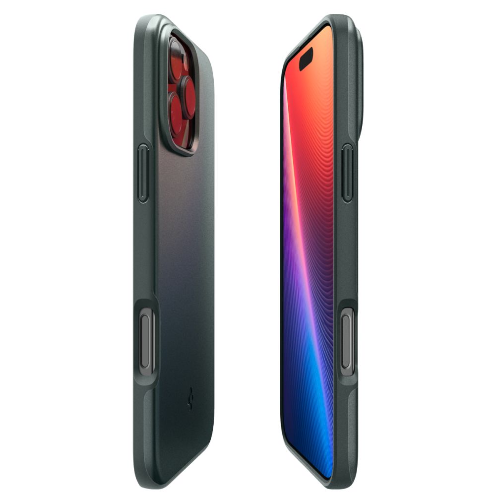 Husa de protectie Spigen Thin Fit MagSafe (ACS07981) compatibil cu iPhone 16 Pro Max, Abyss Green