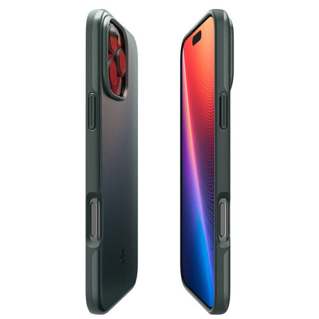 Husa de protectie Spigen Thin Fit MagSafe (ACS07981) compatibil cu iPhone 16 Pro Max, Abyss Green