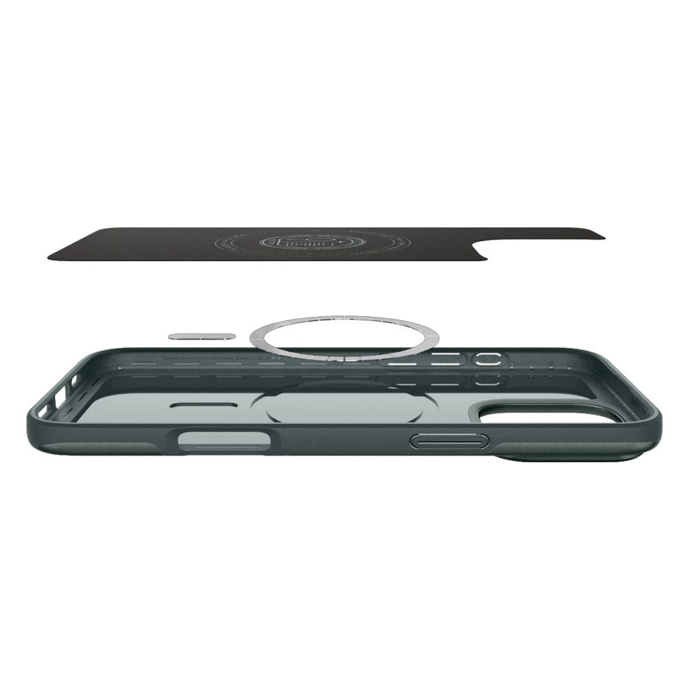 Husa de protectie Spigen Thin Fit MagSafe (ACS07981) compatibil cu iPhone 16 Pro Max, Abyss Green