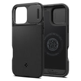 Husa de protectie Spigen Optik Armor MagSafe (ACS08015) compatibil cu iPhone 16 Pro Max, Negru
