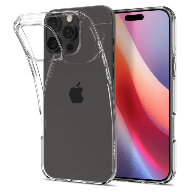 Husa de protectie Spigen Liquid Crystal (ACS08112) compatibil cu iPhone 16 Pro, Crystal Clear