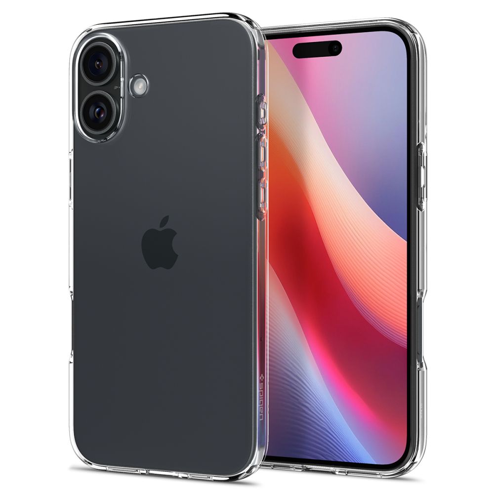 Husa de protectie Spigen Liquid Crystal (ACS08064) compatibil cu iPhone 16 Plus, Crystal Clear