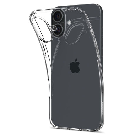 Husa de protectie Spigen Liquid Crystal (ACS08064) compatibil cu iPhone 16 Plus, Crystal Clear