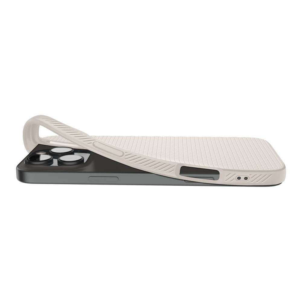 Husa de protectie Spigen Liquid Air (ACS08120) compatibil cu iPhone 16 Pro, Titanium Natural