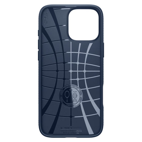 Husa de protectie Spigen Liquid Air (ACS08118) compatibil cu iPhone 16 Pro, Bleumarin