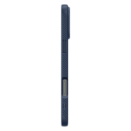 Husa de protectie Spigen Liquid Air (ACS08118) compatibil cu iPhone 16 Pro, Bleumarin