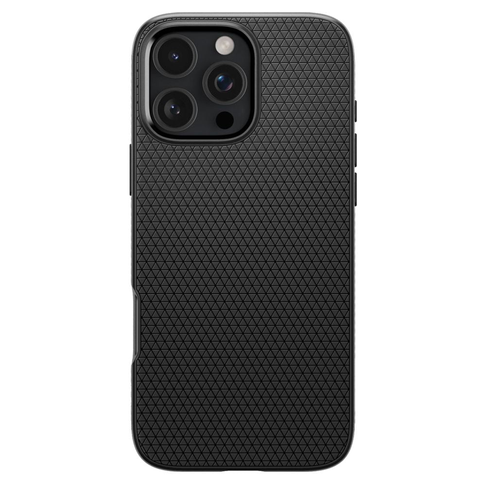 Husa de protectie Spigen Liquid Air (ACS08117) compatibil cu iPhone 16 Pro, Negru Mat