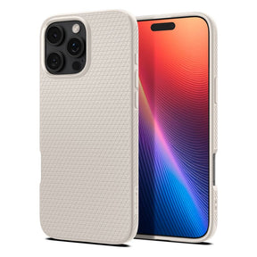 Husa de protectie Spigen Liquid Air (ACS07991) compatibil cu iPhone 16 Pro Max, Titanium Natural