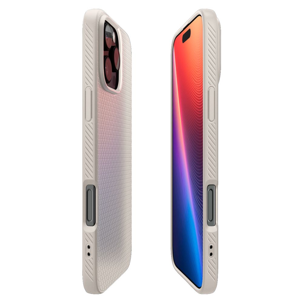 Husa de protectie Spigen Liquid Air (ACS07991) compatibil cu iPhone 16 Pro Max, Titanium Natural