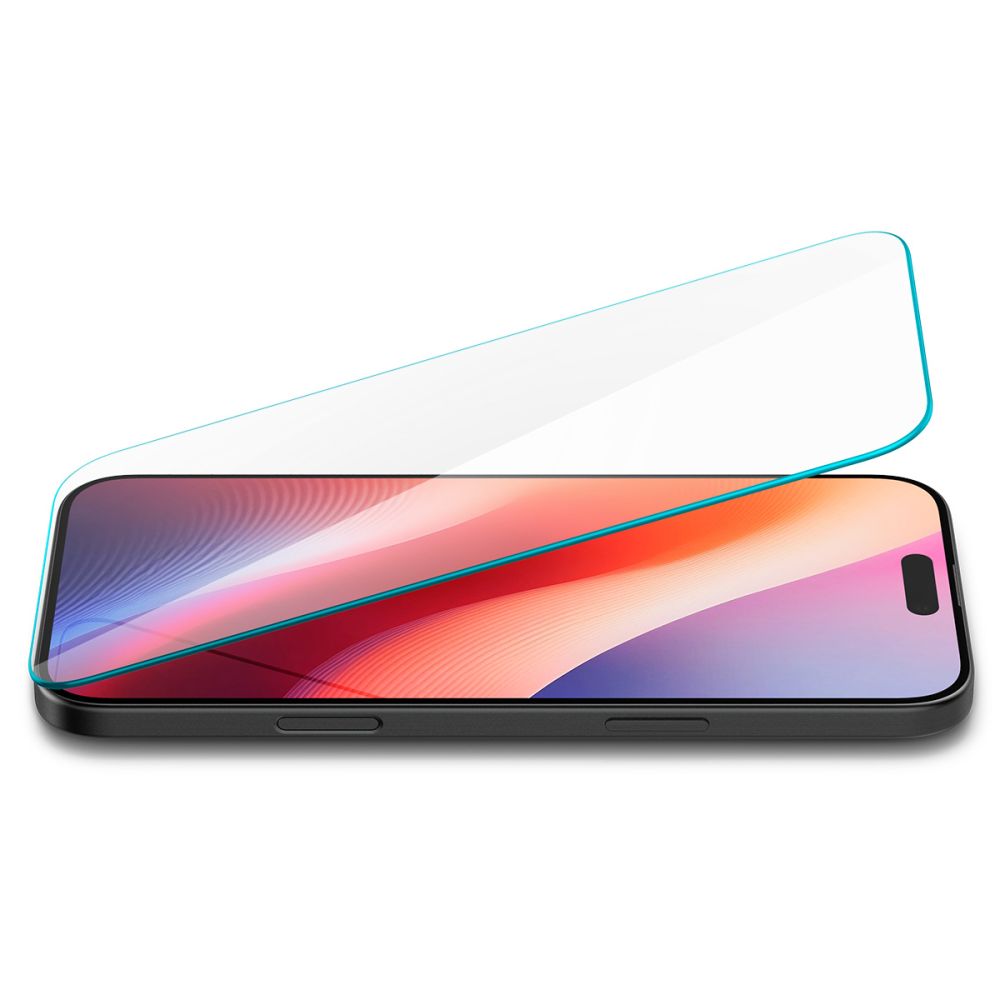 Folie de protectie Spigen Glas.tR Slim HD compatibil cu iPhone 16 Pro, Transparent