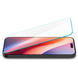 Folie de protectie Spigen Glas.tR Slim HD (AGL06910) compatibil cu iPhone 15 / iPhone 16, Transparent