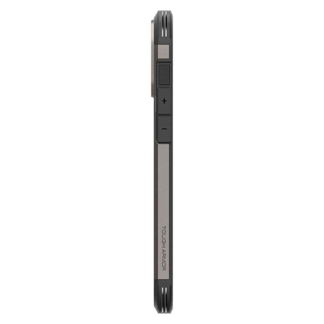 Husa de protectie Spigen Tough Armor MagSafe (ACS08145) compatibil cu iPhone 16 Pro, Gunmetal