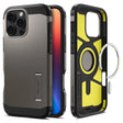 Husa de protectie Spigen Tough Armor MagSafe (ACS08012) compatibil cu iPhone 16 Pro Max, Gunmetal