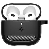 Casti Spigen Rugged Armor (ACS08642), Apple AirPods 4, Negru Mat