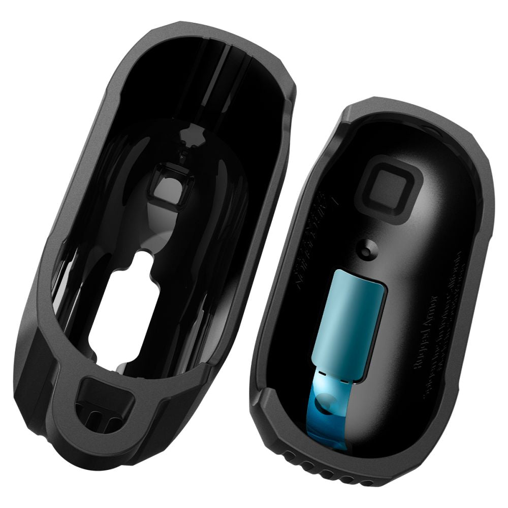 Casti Spigen Rugged Armor (ACS08642), Apple AirPods 4, Negru Mat