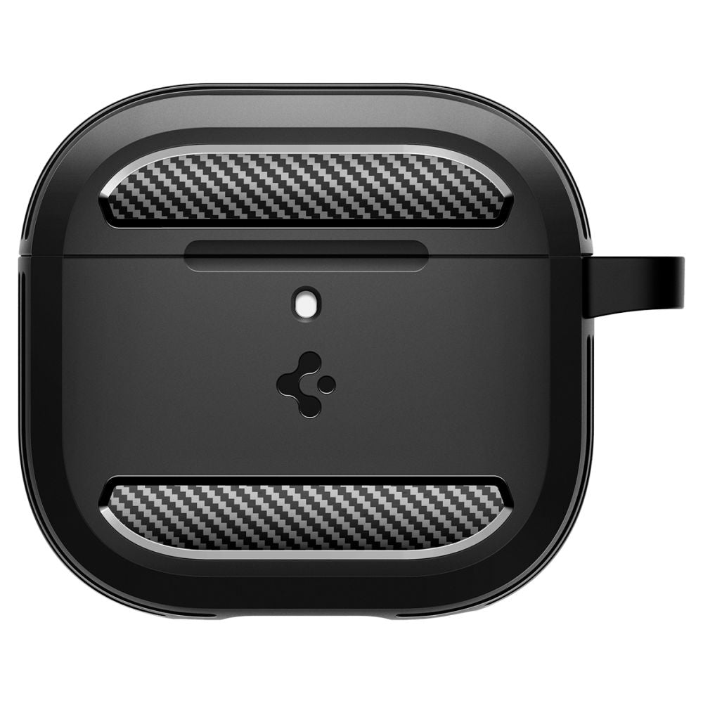 Casti Spigen Rugged Armor (ACS08642), Apple AirPods 4, Negru Mat