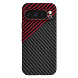 Husa de protectie Techsuit Carbonite FiberShell compatibil cu Google Pixel 9 Pro, Rosu Vortex