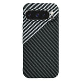 Husa de protectie Techsuit Carbonite FiberShell compatibil cu Google Pixel 9 Pro, Stealth Gray