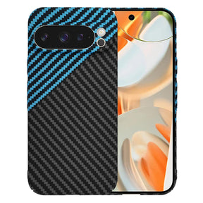 Husa de protectie Techsuit Carbonite FiberShell compatibil cu Google Pixel 9 Pro, Albastru Pulse