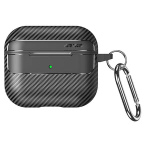 Casti Techsuit CarbonFiber, for AirPods 3, Negru