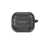 Casti Techsuit CarbonFiber, for Samsung Galaxy Buds 3 / 3 Pro / 3 FE, Negru