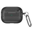 Casti Techsuit CarbonFiber, for Apple AirPods Pro 1 / 2, Negru