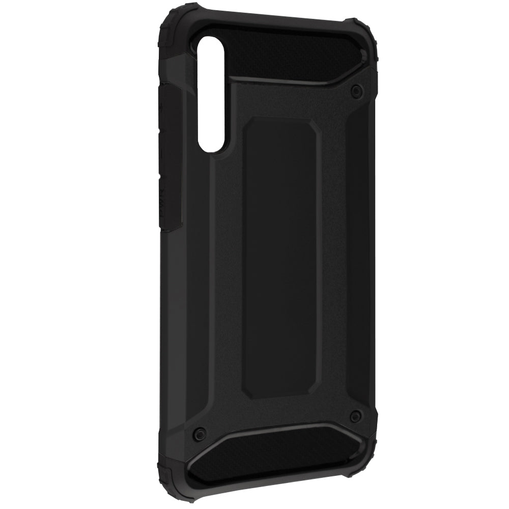 Husa de protectie Techsuit Hybrid Armor compatibil cu Samsung Galaxy A70 / A70s, Negru