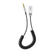 Gadget Baseus Wireless Audio Receiver BA01 (CABA01-01), Jack 3.5mm to Car Auxiliary, USB, Bluetooth 5.0, Zinc Alloy, Negru
