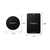 Suport Spigen (set de 4) Metal Plate MP-4P (000EP20342), with Matte Cover Paint, Negru