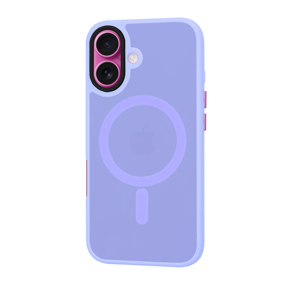Husa de protectie Techsuit HaloFrost MagSafe Series compatibil cu iPhone 16 Plus, Mov Deschis
