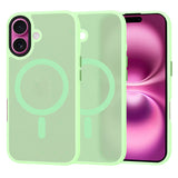 Husa de protectie Techsuit HaloFrost MagSafe Series compatibil cu iPhone 16 Plus, Verde Deschis