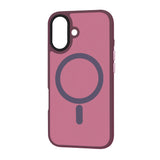 Husa de protectie Techsuit HaloFrost MagSafe Series compatibil cu iPhone 16 Plus, Bordo