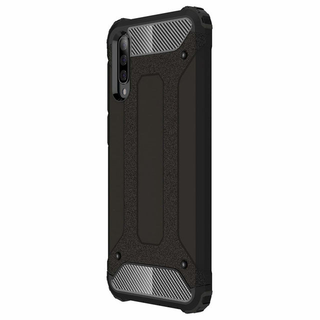 Husa de protectie Techsuit Hybrid Armor compatibil cu Samsung Galaxy A30s / A50 / A50s, Negru