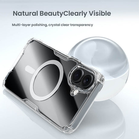 Husa de protectie Nillkin Nature TPU Pro MagSafe compatibil cu iPhone 16 Plus, Albastru