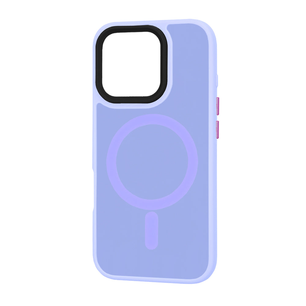 Husa de protectie Techsuit HaloFrost MagSafe Series compatibil cu iPhone 16 Pro, Mov Deschis
