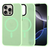 Husa de protectie Techsuit HaloFrost MagSafe Series compatibil cu iPhone 16 Pro Max, Verde Deschis