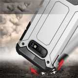Husa de protectie Techsuit Hybrid Armor compatibil cu Samsung Galaxy S10e, Negru
