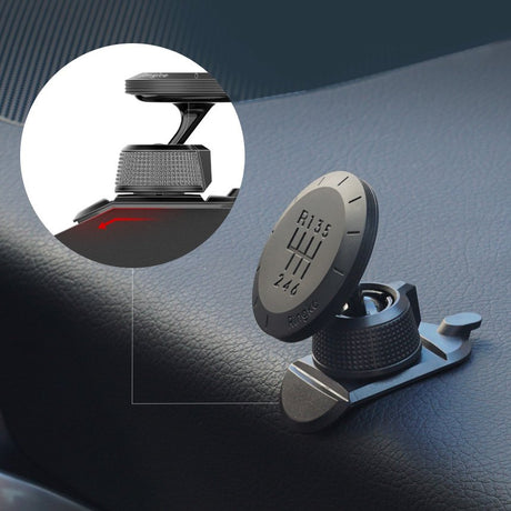 Suport Ringke Car Holder, Gear Mount Design for Dashboard, Negru
