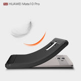 Husa de protectie Techsuit Carbon Silicone compatibil cu Huawei Mate 10 Pro, Negru