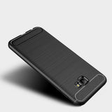 Husa de protectie Techsuit Carbon Silicone compatibil cu Samsung Galaxy J4 Plus, Negru