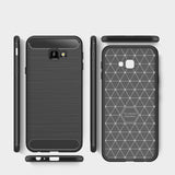 Husa de protectie Techsuit Carbon Silicone compatibil cu Samsung Galaxy J4 Plus, Negru
