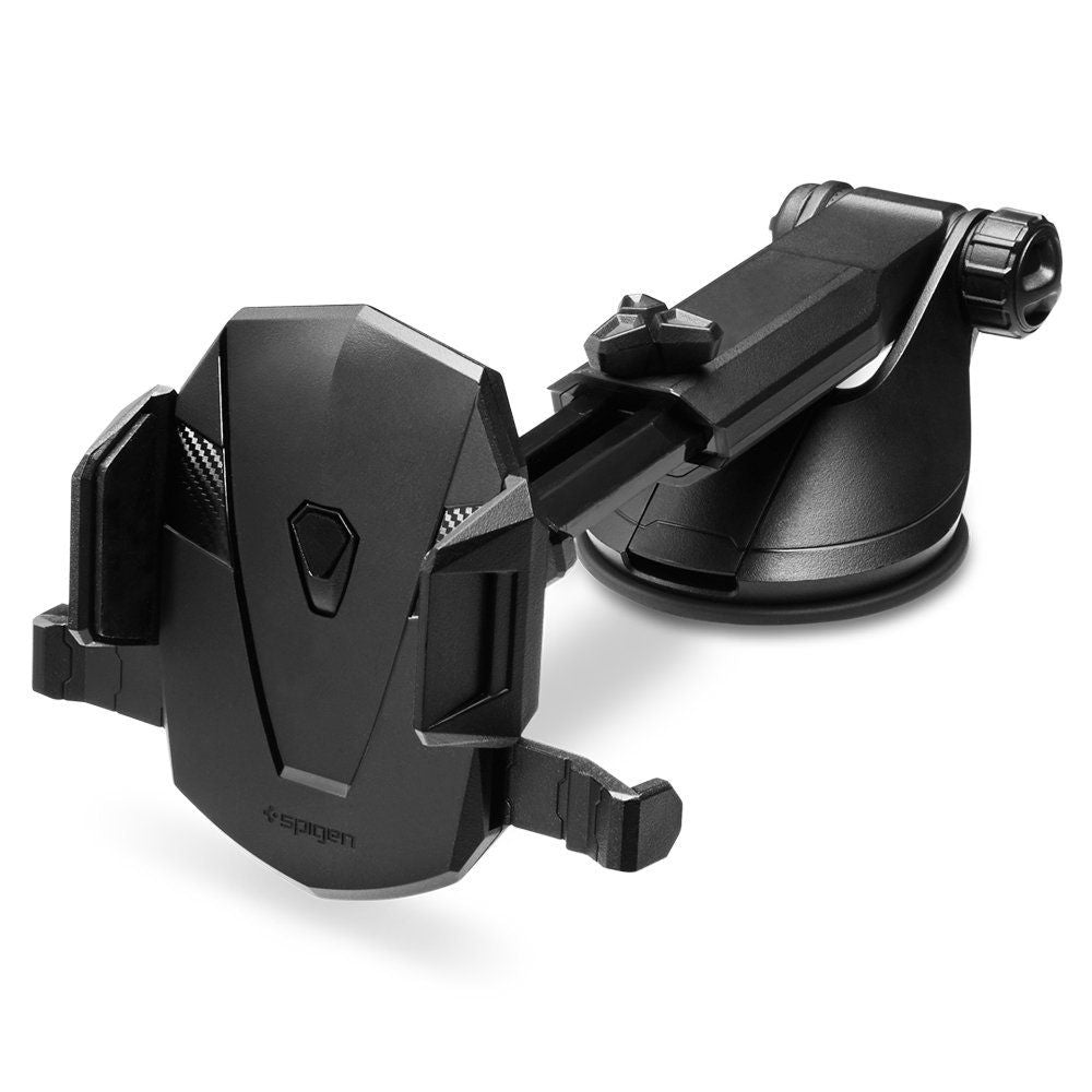 Suport Spigen TS35 (000CG20917), Automatic Lock for Dashboard, Windshield, Negru