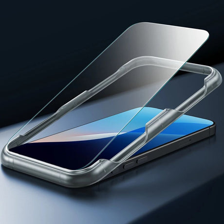 Folie de protectie ESR Classic Hybrid HaloLock compatibil cu iPhone 16 Plus, Transparent / Black