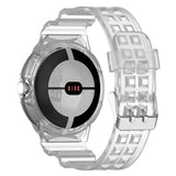 Curea smartwatch Techsuit Watchband (W065) compatibil cu Google Pixel Watch / Watch 2 / Watch 3 / Watch 4 41mm, Transparent