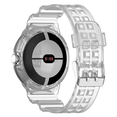 Curea smartwatch Techsuit Watchband (W065) compatibil cu Google Pixel Watch / Watch 2 / Watch 3 / Watch 4 41mm, Transparent
