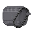 Casti Techsuit Carbon Silicone, for AirPods 3, Gri