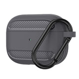 Casti Techsuit Carbon Silicone, for AirPods 3, Gri