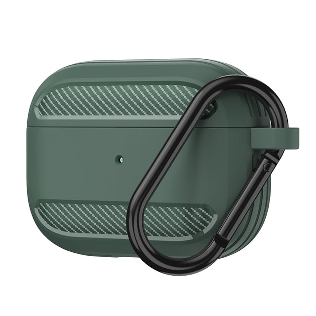 Casti Techsuit Carbon Silicone, for AirPods 3, Verde