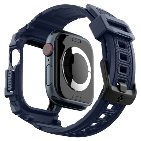 Accesoriu smartwatch Spigen Rugged Armor Pro (ACS08606) compatibil cu Apple Watch 10 46mm / Watch 11 46mm, Bleumarin