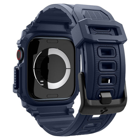 Accesoriu smartwatch Spigen Rugged Armor Pro (ACS08606) compatibil cu Apple Watch 10 46mm / Watch 11 46mm, Bleumarin
